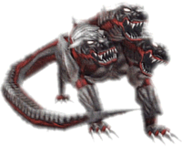 Gif animé cerbère lézard